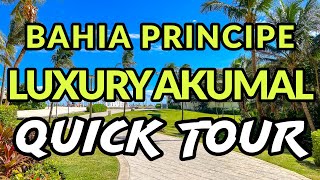 🌴🌴 BAHIA PRINCIPE LUXURY AKUMAL  QUICK TOUR [upl. by Stodder]