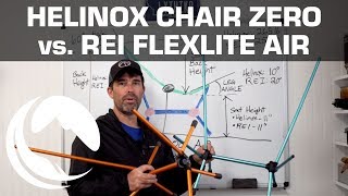 Helinox Chair Zero vs REI Flexlite Air Chair [upl. by Elbart496]