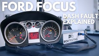 Ford Focus Dash Fault Dashboard Instrument Cluster [upl. by Schlicher]