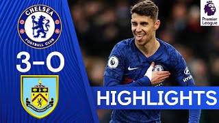 Chelsea 30 Burnley  Jorginho Abraham and HudsonOdoi on Target for Blues  Highlights [upl. by Ennairek]