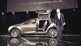 Tesla Model X Reveal [upl. by Drawe670]