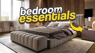 The PERFECT Bedroom Setup For Men  Bedroom Essentials [upl. by Gavrilla389]