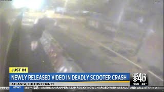 Video shows fatal scooter crash [upl. by Maxine]