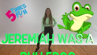 Fun Dance Class Choreography to Jeremiah Was A Bullfrog [upl. by Odnam381]