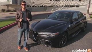 2017 Alfa Romeo Giulia Quadrifoglio Test Drive Video Review  505 HP Luxury Sedan [upl. by Evante]