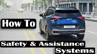 2022 KIA Sportage All Assistance amp Safety Features How to Infotainment [upl. by Sisak]