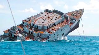 15 Sinking Ships Caught On Camera [upl. by Neitsirhc]