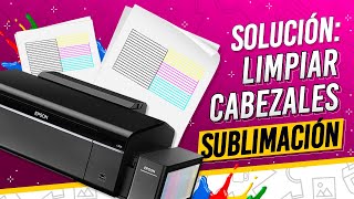 ✅ SOLUCIÓN Cabezales Tapados 🖨 Como DESTAPAR CABEZALES Impresora Epson [upl. by Anyd916]