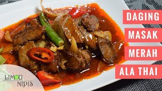 DAGING MASAK MERAH ALA THAI [upl. by Einyaj]