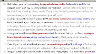 How To Edit Copy Editing Tutorial 1 [upl. by Llennod]