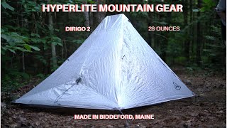 HMG Dirigo 2 Ultralight Backpacking tent 28 ounces Hyperlite Mountain Gear [upl. by Lusty]