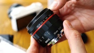 Meike 50mm f17 lens review with samples Fullframe amp APSC [upl. by Llorrac]