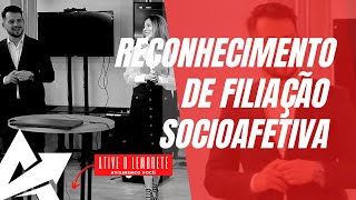 DIREITO DE FAMÍLIA Reconhecimento de filiação socioafetiva [upl. by Kcor]