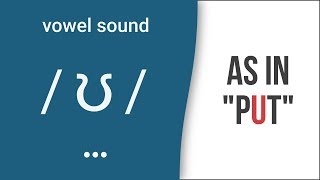 Vowel Sound  ʊ  as in quotputquot  American English Pronunciation [upl. by Areek628]