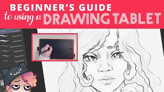 How to Use a DRAWING TABLET  Guide for Beginners [upl. by Nessi]