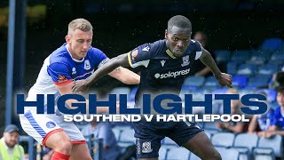 HIGHLIGHTS  Southend United 23 Hartlepool United [upl. by Annai398]