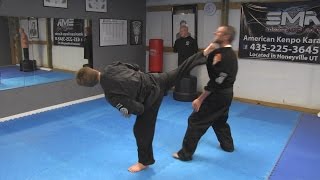 Kenpo Karate Techniques AKKI [upl. by Hedelman]