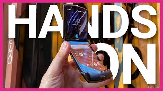 Moto Razr 2019 review handson – Motorolas flip phone is back [upl. by Aihsel]