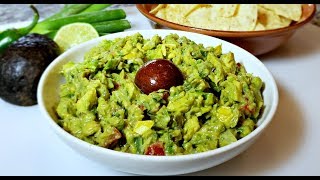 How To Make Guacamole  Mexican Style Avocado Dip Recipe [upl. by Catina504]