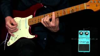 Classic Chorus Pedal Guitar Sounds  GuitarInstructor [upl. by Leind851]