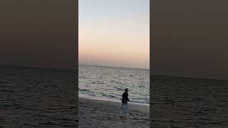 Sharjah beach evening moment [upl. by Ecnarolf]