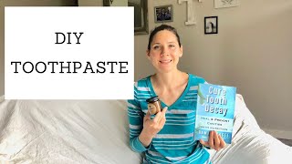 Organic Toothpaste Recipe  FAST amp EASY HOMEMADE DIY  Bumblebee Apothecary [upl. by Kerrin]