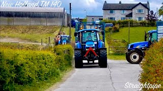 New Holland TM 140  Straightpipe Pure Sound  GoPro HD [upl. by Bria481]