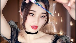 ASMR Relaxing Hair Salon  Haircut  Shampoo  Styling [upl. by Emmery779]