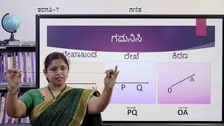 Samveda  7th  Maths  Rekhegalu mattu Konagalu Part 1 of 4  Day 38 [upl. by Ennairda]