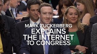 Zuckerberg explains the internet to Congress [upl. by Etnemelc]