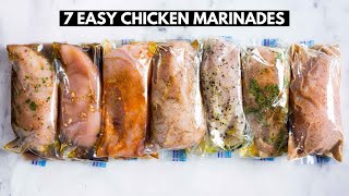 7 EASY Chicken Marinades [upl. by Eidson]