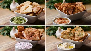 Pita Chips 4 Ways [upl. by Roxane609]