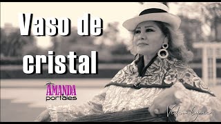 Vaso de Cristal  Amanda Portales Video Lyric 2021 [upl. by Grindle]