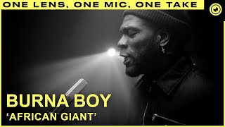 Burna Boy  African Giant LIVE ONE TAKE  THE EYE Sessions [upl. by Anihs]