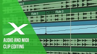 Mixcraft University  Audio and MIDI Clip Editing [upl. by Monique]