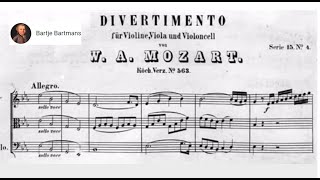 Mozart  Divertimento for String Trio K 563 1788 [upl. by Laved]