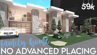 BLOXBURG NO ADVANCED PLACING floral family mansion 59k [upl. by Nethsa]