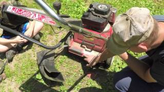 Toro lawn mower blade clutch repair [upl. by Sinylg22]