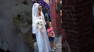 Meeting Constance Hatchaway The Bride from the Haunted Mansion  Disneyland September 2019 [upl. by Mcleod]