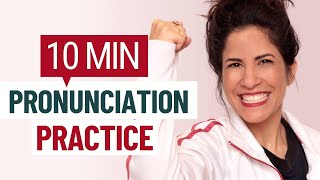 10 MIN English Pronunciation Practice [upl. by Barb494]