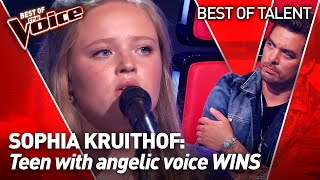 17yearold WINNER got the Coaches in AWE in The Voice [upl. by Anaig665]