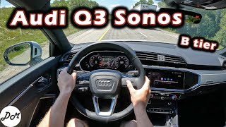 2022 Audi Q3 – Sonos 15speaker Sound System Review [upl. by Sudnak]