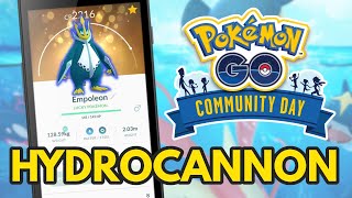 Hydro Cannon Empoleon Analysis  Pokemon GO Community Day [upl. by Arathorn]