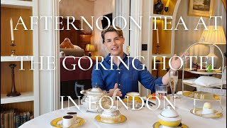 Afternoon Tea At The Goring Hotel In London  A Tour Of The Royal Suite [upl. by Eentirb]