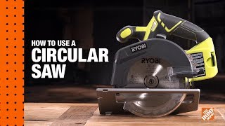 How To Use A Circular Saw A DIY Digital Workshop  The Home Depot [upl. by Adriana]