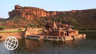 Badami Cave Temples Karnataka India Amazing Places 4K [upl. by Selrhc]