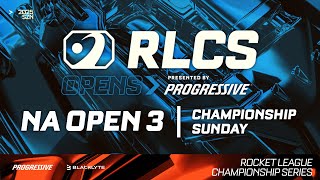 NA OPEN 3  CHAMPIONSHIP SUNDAY  BIRMINGHAM MAJOR  RLCS 2025 [upl. by Hgeilhsa571]