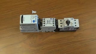 E300 Electronic Overload Relay  How to Assemble an IEC Starter and E300 [upl. by Atinra]