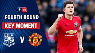 Maguires STUNNING First Goal for United  Tranmere vs Manchester United  Emirates FA Cup 201920 [upl. by Scevour]