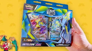 NEW Pokemon League Battle deck  Inteleon Vmax opening [upl. by Nappy377]